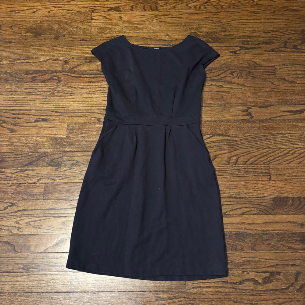 Quince Black Sleeveless Dress